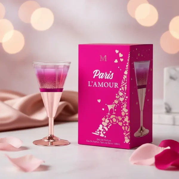 Lot de 5 : Eau de Parfum Femme PARIS L'AMOUR 100ml - Mirage