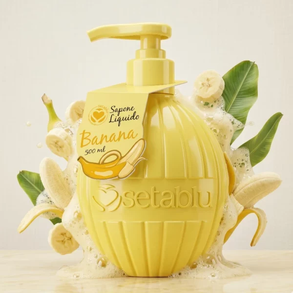 Lot de 12 🍌 Savon de Mains Liquide Banane - Setablu