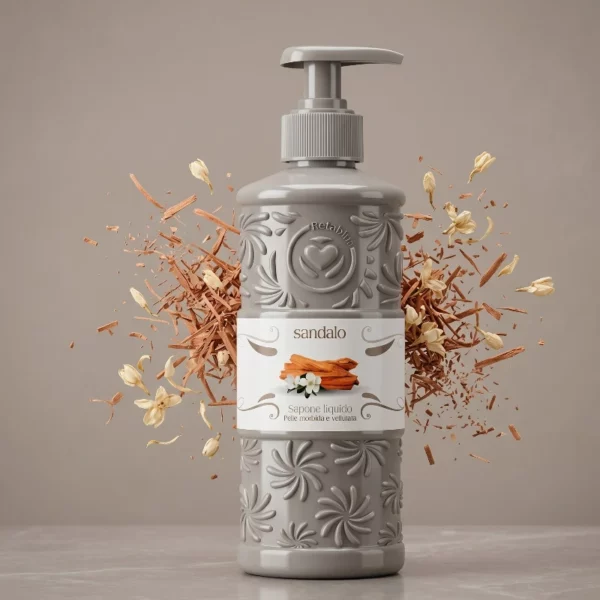 Lot de 12 🪵 Savon de Mains Liquide Bois de Santal - Setablu 500ml