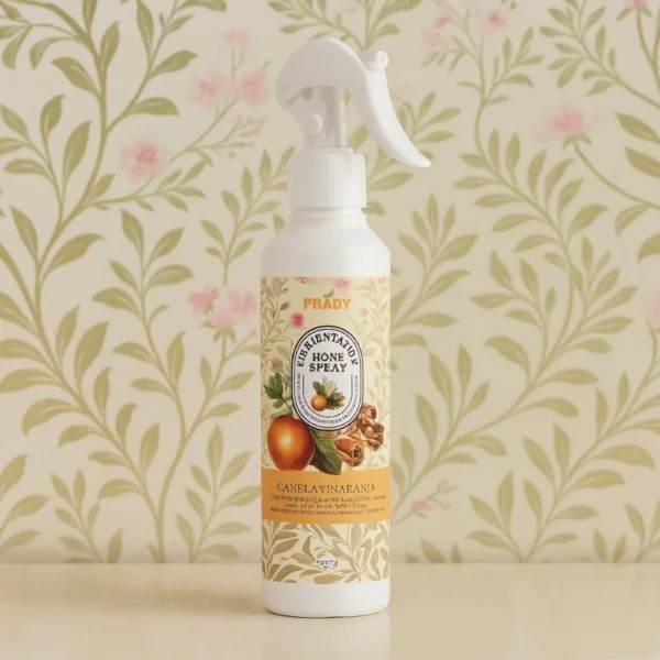 Prady | Spray d'Ambiance Parfum Cannelle et Orange | 220 ml | x6