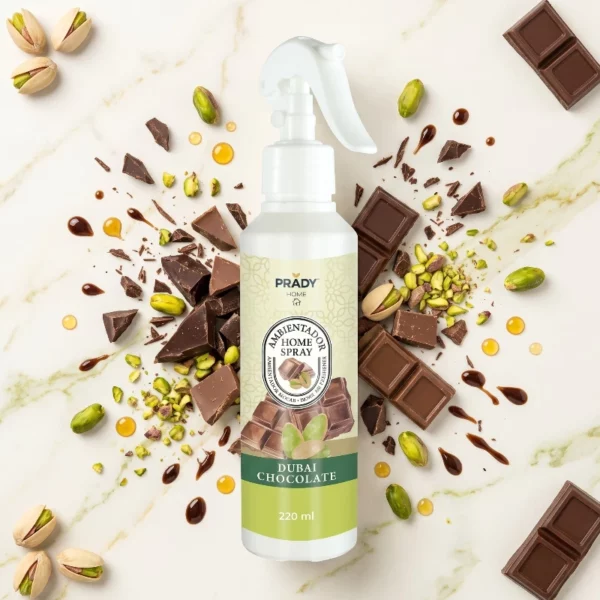 Carton de 12 : Spray Parfumé Dubai Chocolate - 220ml Prady