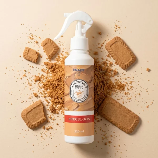 Carton de 12 🍪Home Spray Prady 220ml : L'irrésistible Parfum Spéculoos✨