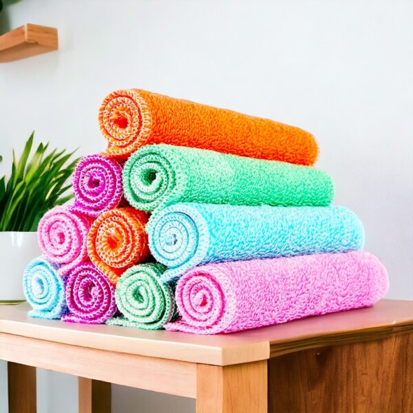 Lot de 24 : Torchons molletonné en Microfibre