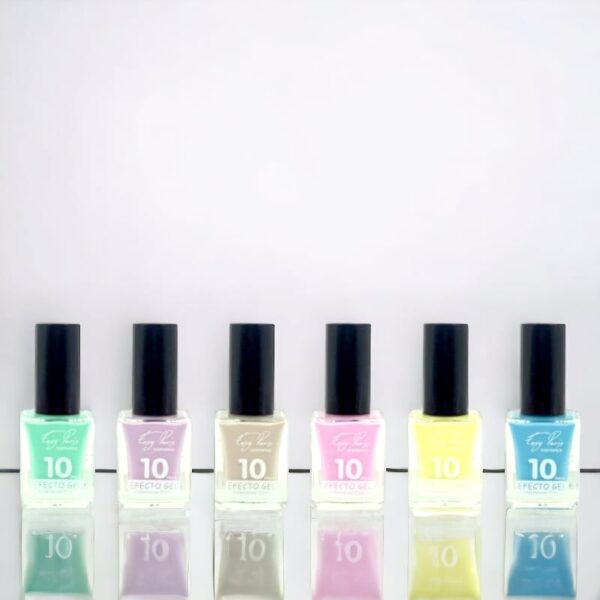Lot de 24 : Vernis à ongles tenue 10 jours - 6 couleurs