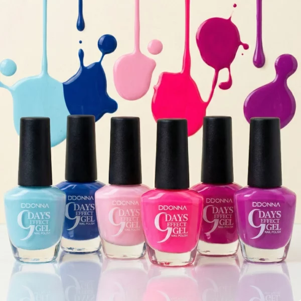 Présentoir de 24 : Vernis à Ongles – Effet Gel 9 Jours – D'Donna