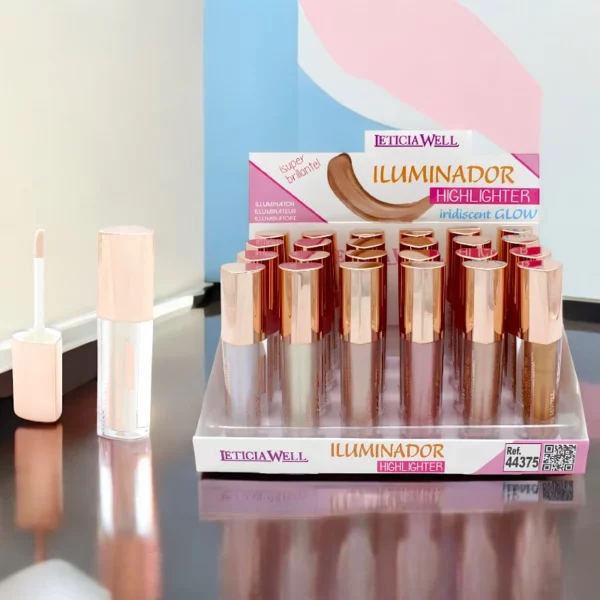 Présentoir de 24 : Illuminateur de Teint SUPER GLOW - Leticia Well