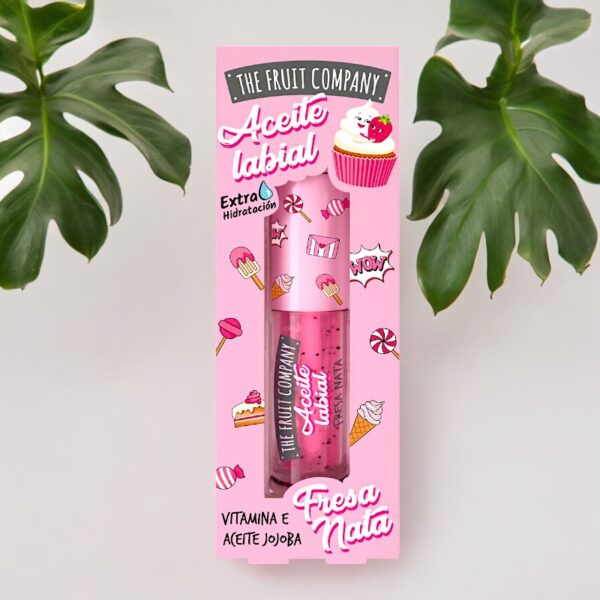Lot de 18 : Huile à lèvres parfum FRAISE CHANTILLY