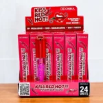 Présentoir de 24 Brillant à Lèvres KISS RED HOT!! - D'Donna