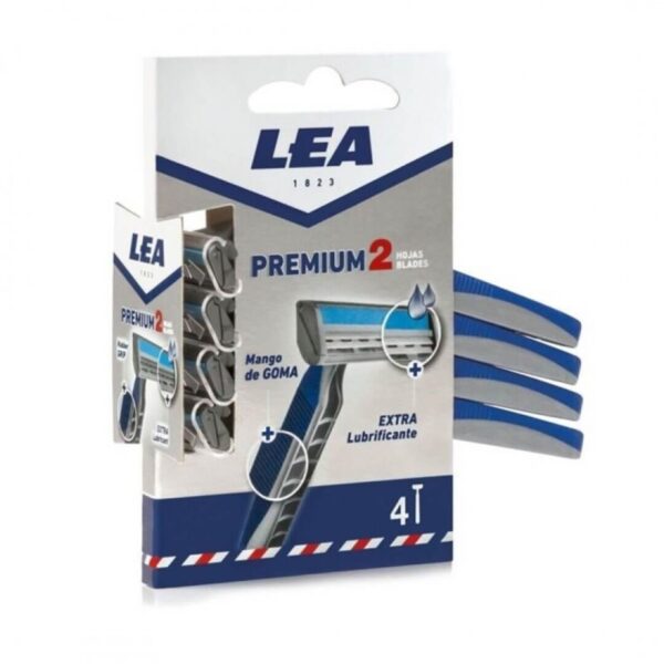 Lot de 5 paquets : Paquet de 4 rasoirs jettables pour homme - Lea