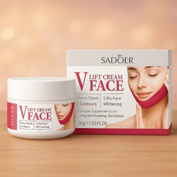 Lot de 5 : Crèmes Raffermissantes Visage V-LIFT 30g – SADOER