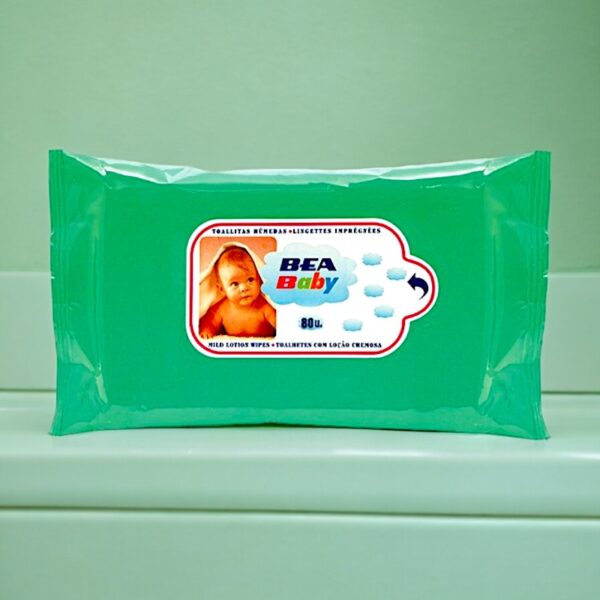 Carton de12 : Sachet de 80 lingettes Bea Baby