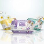 Lot de 3 : Paquet de 72 LOT EXCLUSIF : 3 Parfums Lingettes Bébé SETABLU | Coco, Talc, Camomille
