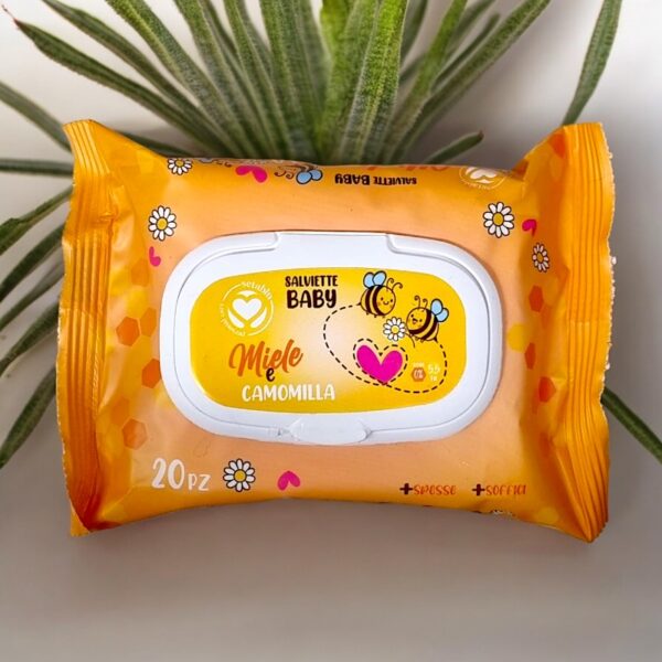 Lot de 10 : Lingettes Setablu Baby Travel au Miel et Camomille