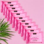 Lot de 20 : Lingettes - Elimine Maquillage et Impuretés - Peaux Sensibles et Sèches