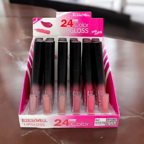 Présentoir de 24 : Gloss à Lèvres COLOR MATTE 24H