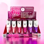 Présentoir de 24 : Huile Scintillante à Lèvres GLOW OIL Glitter - DDonna