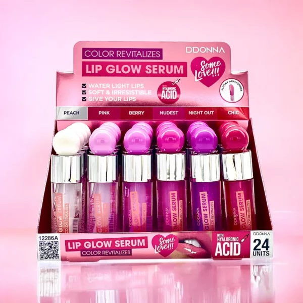 Présentoir de 24 : Lip Glow Serum – Sérum Huile Éclat - DDonna
