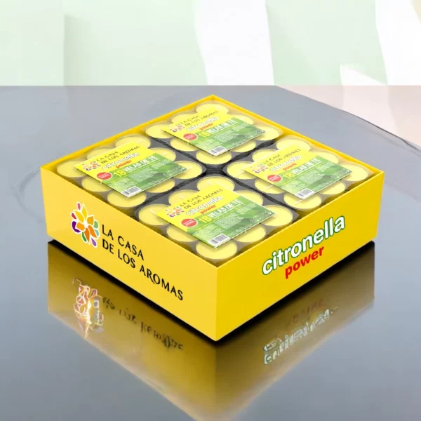 12 Packs de 18 : Bougies répulsif Anti-moustiques