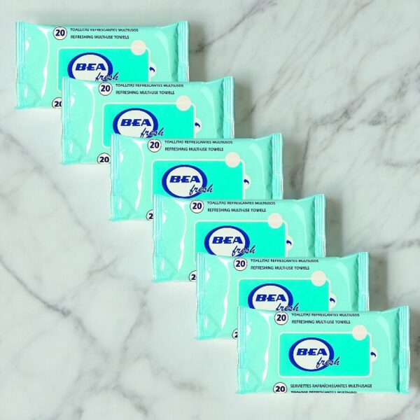 Carton de 48 : Sachet de 20 lingettes Bea fresh