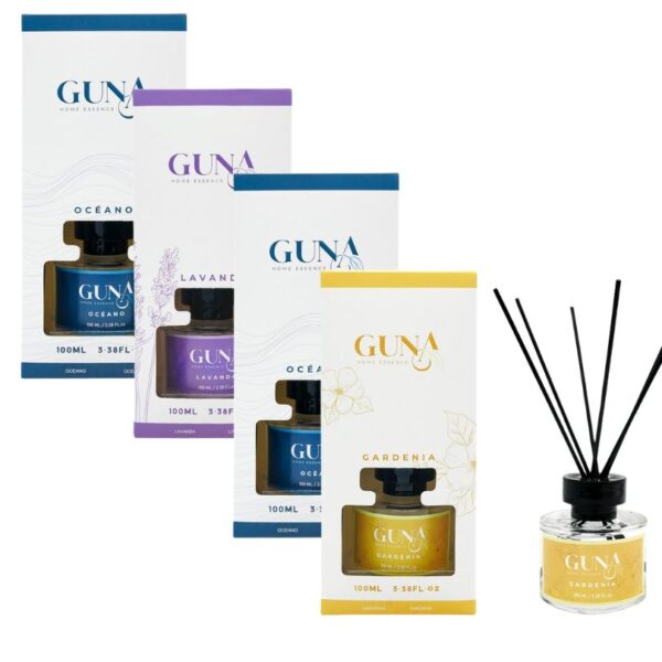 Mélange varié de 24 Mikados 100ml Guna