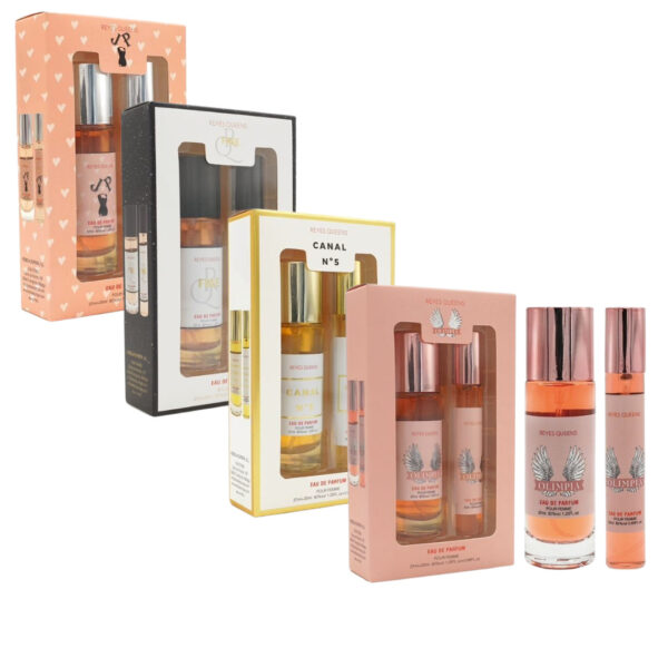 Mélange de 20 : Coffret de 2 eaux de toilette générique femme - 37ml + 20ml