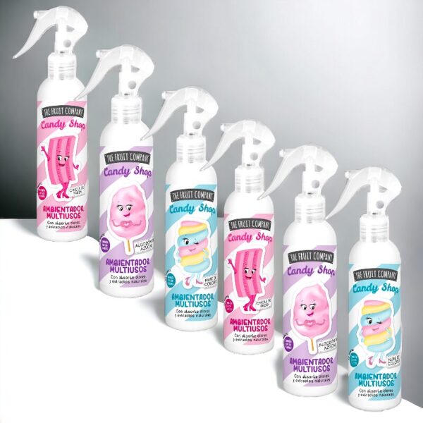 Mélange de 12 : Spray Désodorisant Pour Maison Collection Candy - The Fruit Company