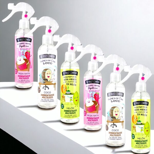 Mélange de 12 : Spray désodorisant multi-usages Fruits TFC