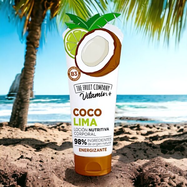 Lot de 12 : Crème corporelle NOIX DE COCO & CITRON VERT VITAMINE+ 200ml