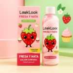 Lait Corporel Bicolore Énergisant et Éclaircissant Fraise Chantilly – LOOK LOOK