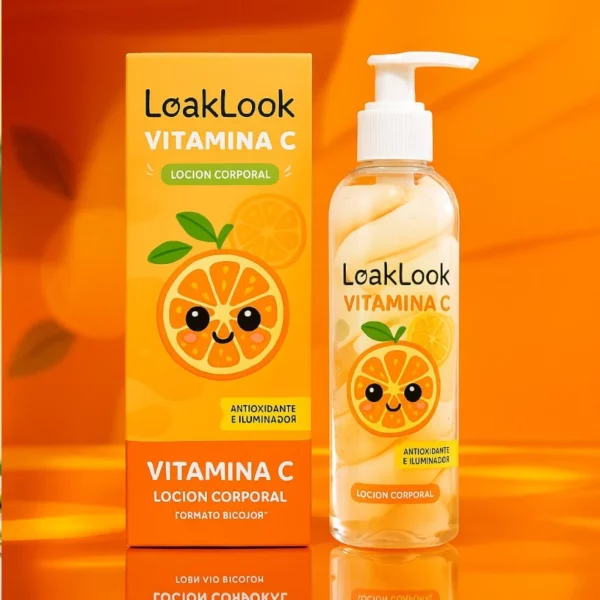 Lait Corporel Bicolore à la Vitamine C Réduit les Signes du Vieillissement – LOOK LOOK