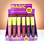 Présentoir de 24 : Brillant à Lèvres Magic Shine PH Skin - DDonna