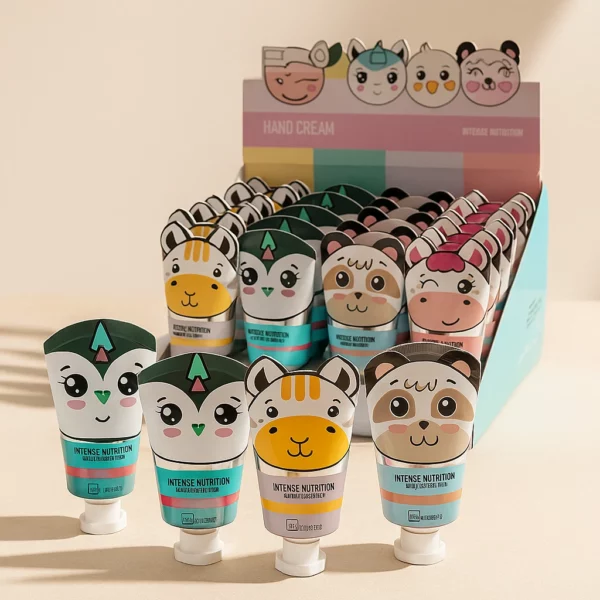 Présentoir de 24 : Crèmes Mains CUTE ANIMALS – IDC Institute