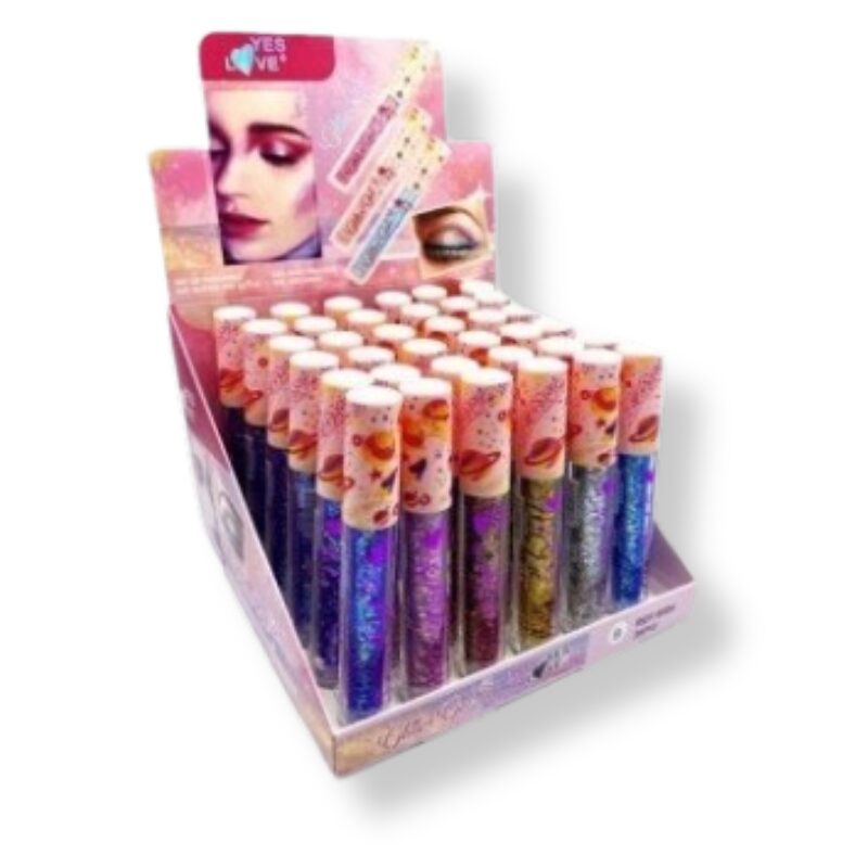 maquillage-29.jpg Présentoir de 36 : Gel pailleté multifonctions – Image 1