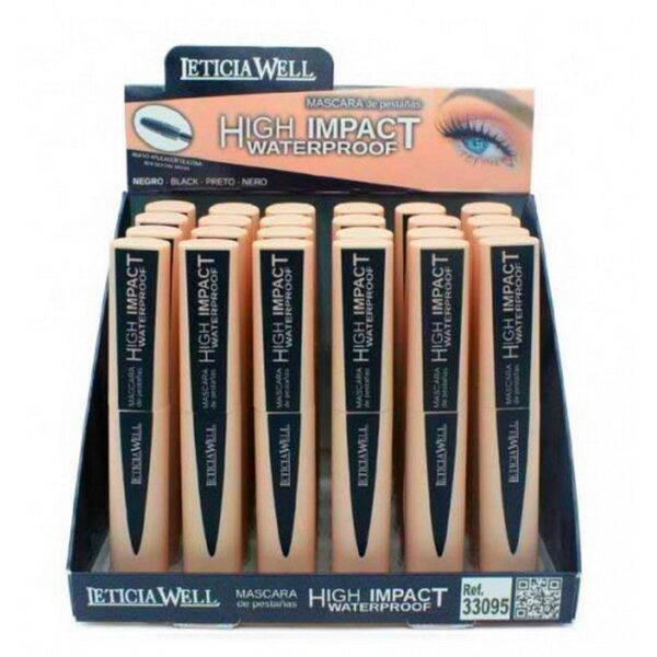 Présentoir de 24 : Mascaras noir "HIGH IMPACT" - Waterproof