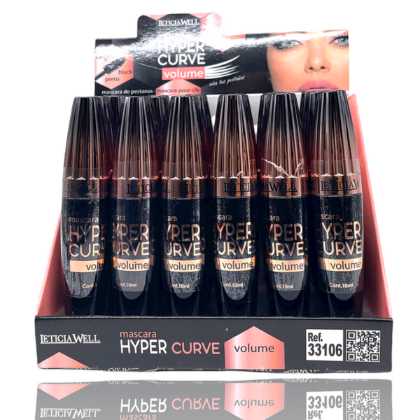 Présentoir de 24 : Mascaras noir hyper curve volume