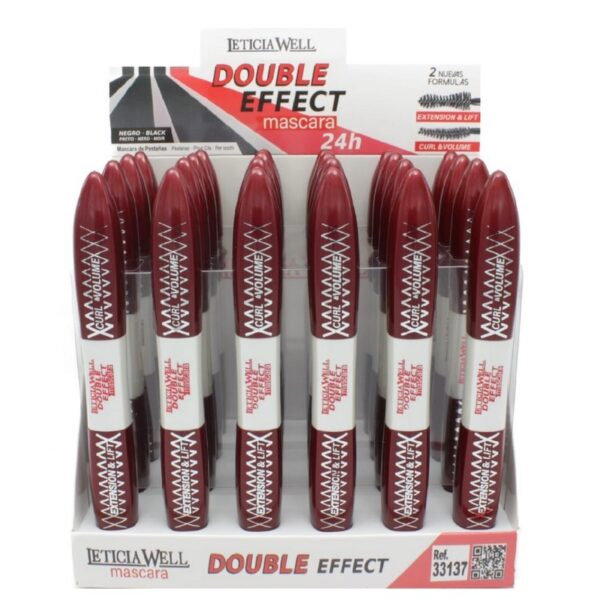 Présentoir de 24 : Mascara double effet 24H.
