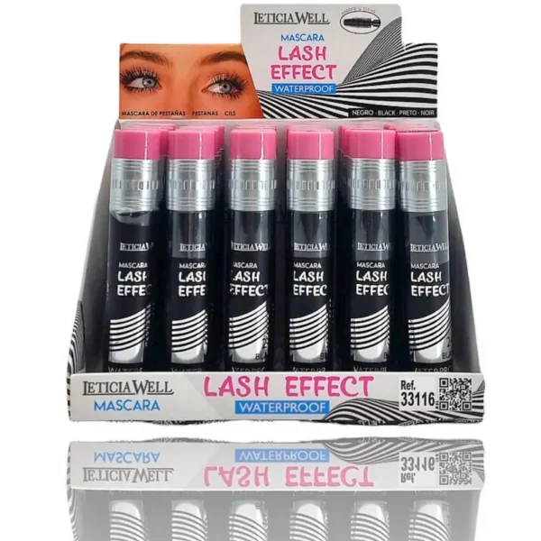 Présentoir de 24 : Mascaras noir effet faux cils waterproof