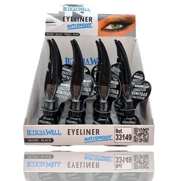 Présentoir de 24 : Eye-liners waterproof à pointe fine