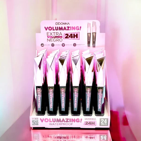Pack de 24 Mascara Noir VOLUMAZING 24H - D'Donna