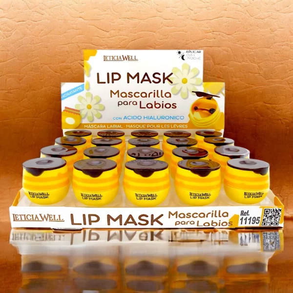 Présentoir de 20 : Masque pour les lèvres - Acide hyaluronique – Leticia Well