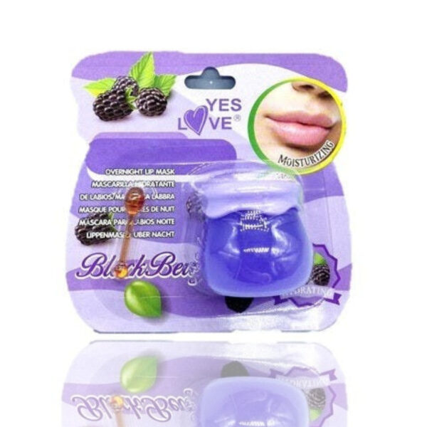 Pack de 12 : Masque pour les lèvres au baies noires - Yes Love