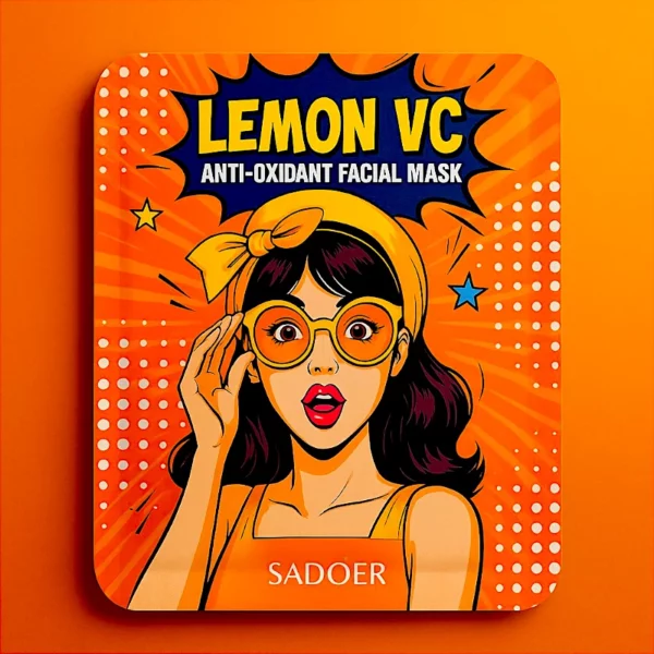 Lot de 3 : Masques Visage Antioxydants au Citron – SADOER