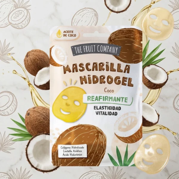 Masques Visage Hydrogel Raffermissants à la Noix de Coco - The Fruit Company
