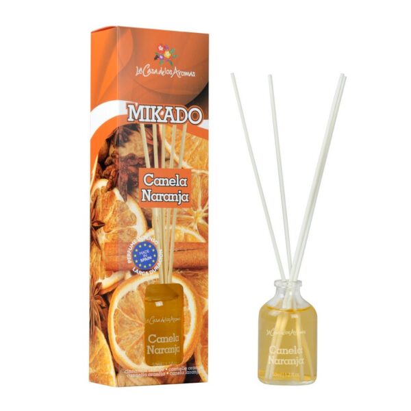 Carton de 6 Mikados 50ml Qualité premium - Cannelle orange