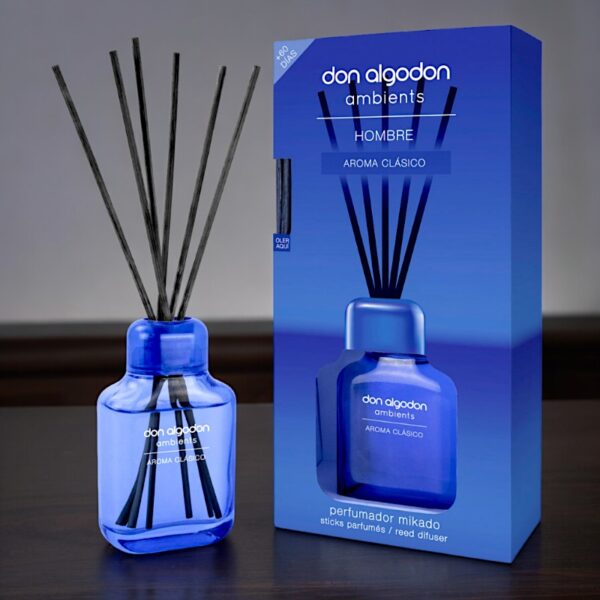Lot de 6 Mikado Haut de Gamme pour Homme "Parfum Classique"