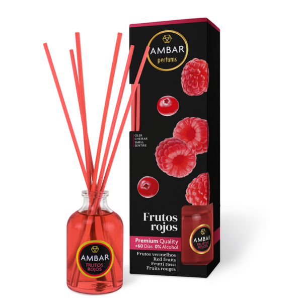 Pack de 12 : Mikado premium Fruits Rouges 50ml
