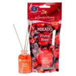 Carton de 12 Mikados 30ml Qualité premium - Fruits rouges