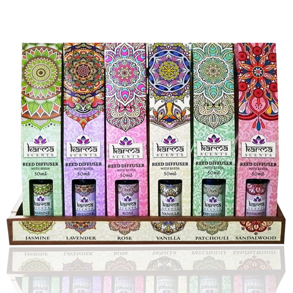 Pack de 24 Diffuseurs de parfums 50ml - Karma scents
