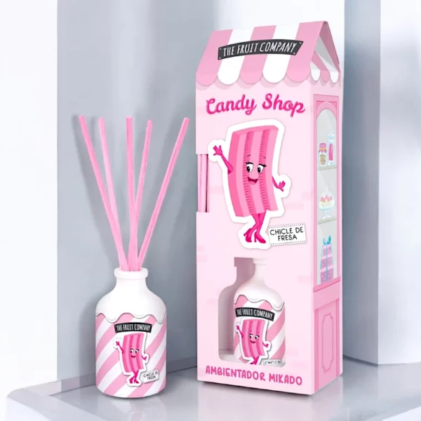 Carton de 12 : Mikado Bubble Gum à la Fraise - The Fruit Company