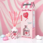 Lot de 3 : Mikado Parfumé - Sucette Cœur - Collection Candy Shop - The Fruit Company